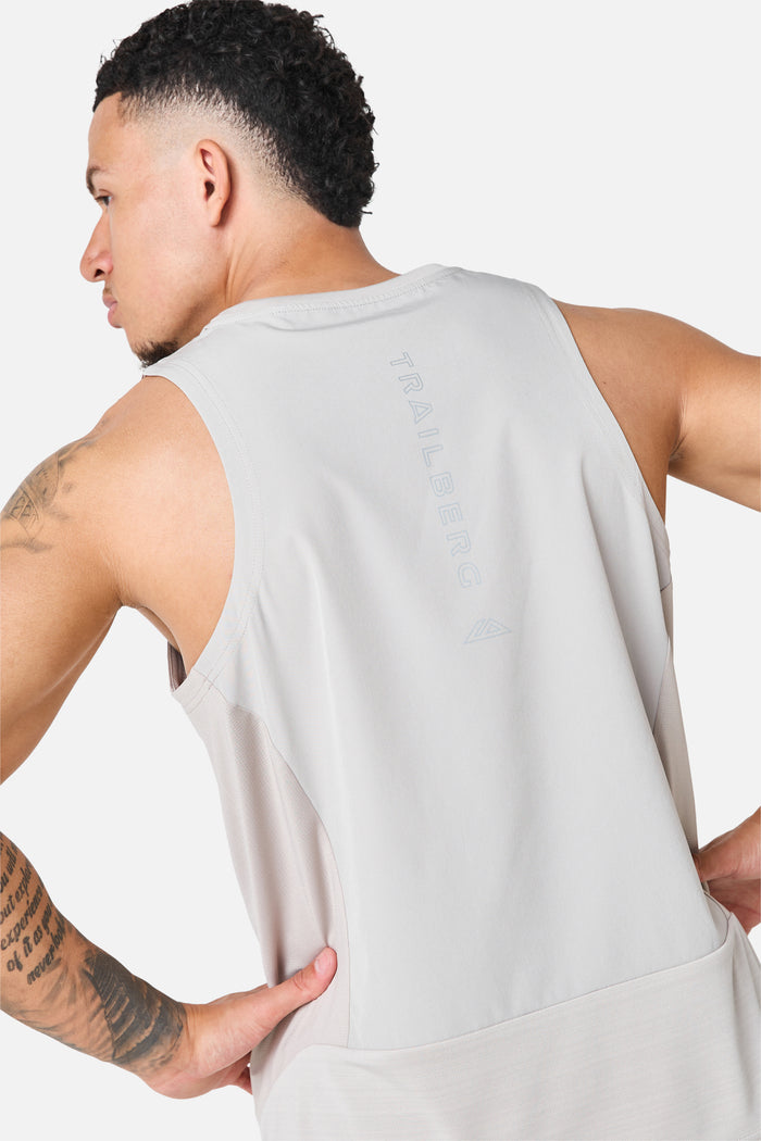 SS26 Cloud Running Vest - Pebblestone