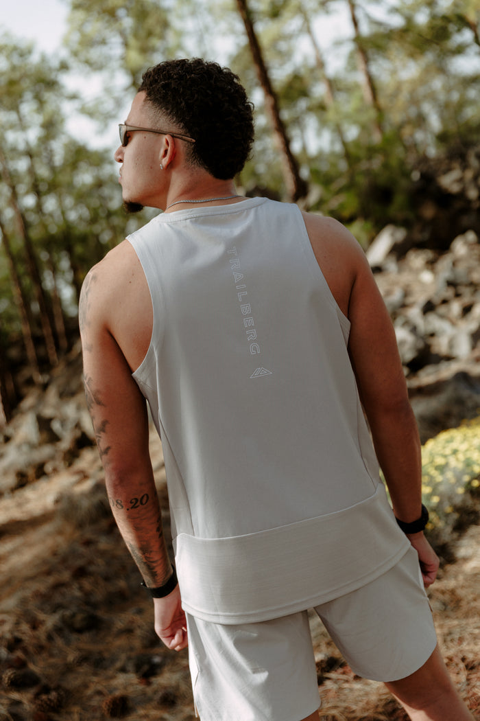 SS26 Cloud Running Vest - Pebblestone
