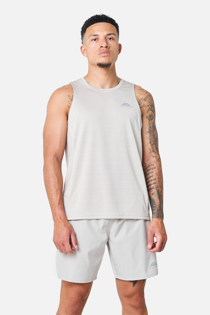 SS26 Cloud Running Vest - Pebblestone