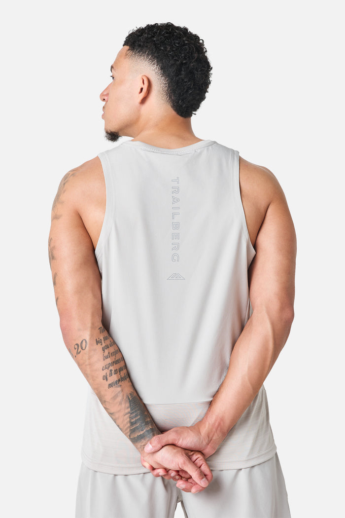 SS26 Cloud Running Vest - Pebblestone