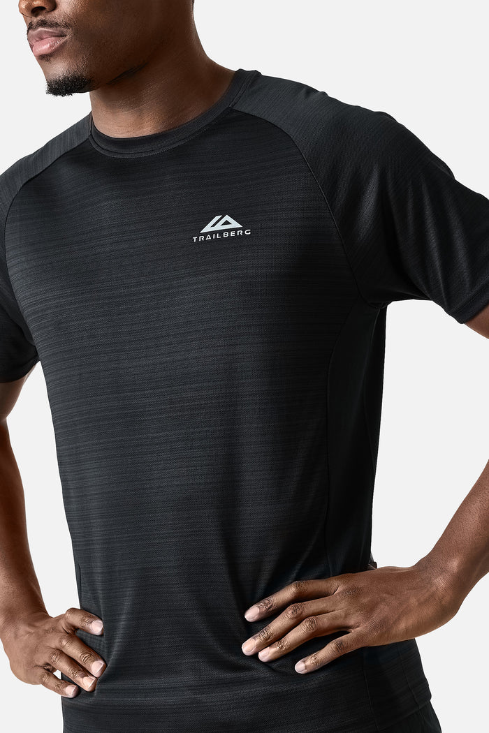 SS26 Cloud Tee - Black/Volcano Grey