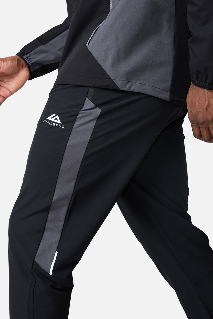 SS26 Triathlon Pant - Black/Volcano Grey/Blazing Red