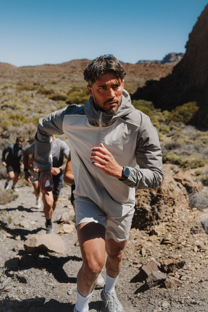 SS26 Triathlon Windbreaker - Pebble Stone/Mocha/Frosted Ridge