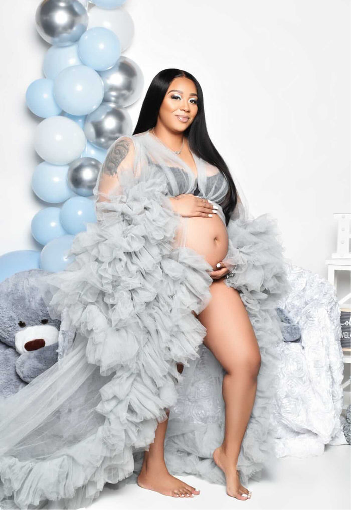 Star Robe - Customizable Tulle Photoshoot Robe - Dimaz