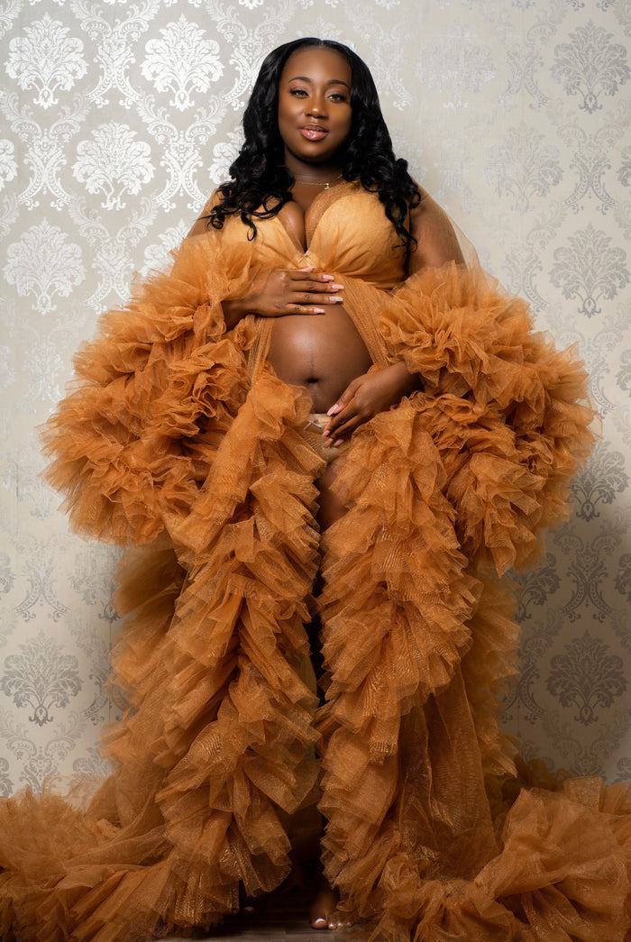 Star Robe - Customizable Tulle Photoshoot Robe - Dimaz