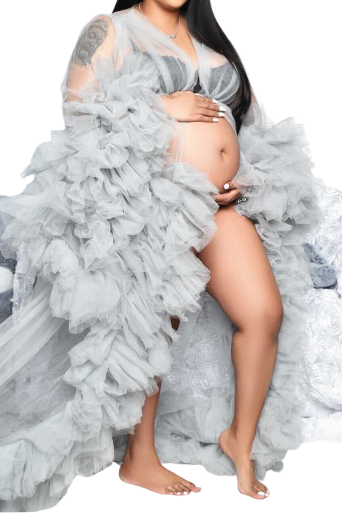 Star Robe - Customizable Tulle Photoshoot Robe - Dimaz