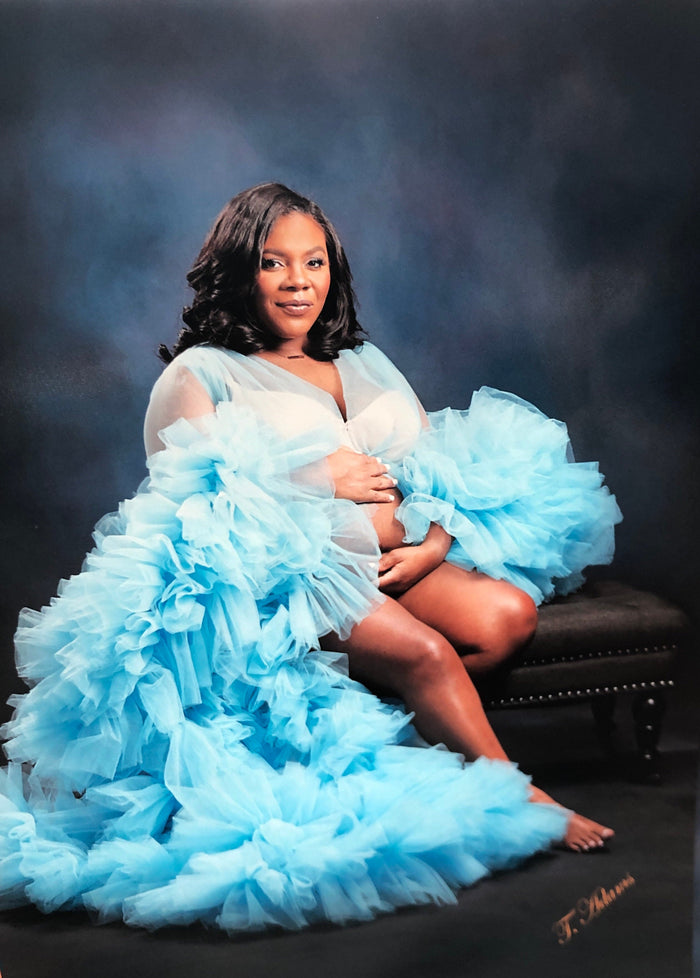 Star Robe - Customizable Tulle Photoshoot Robe - Dimaz