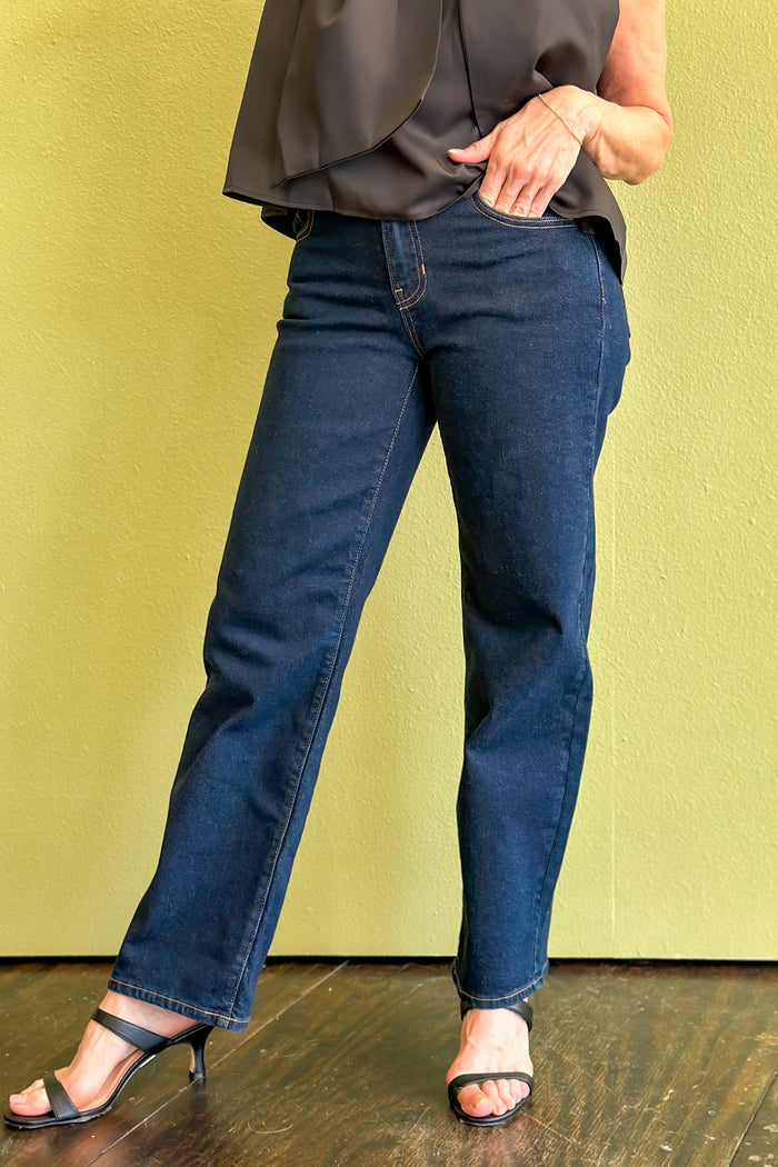 Stop In Your Tracks Straight Leg Jean