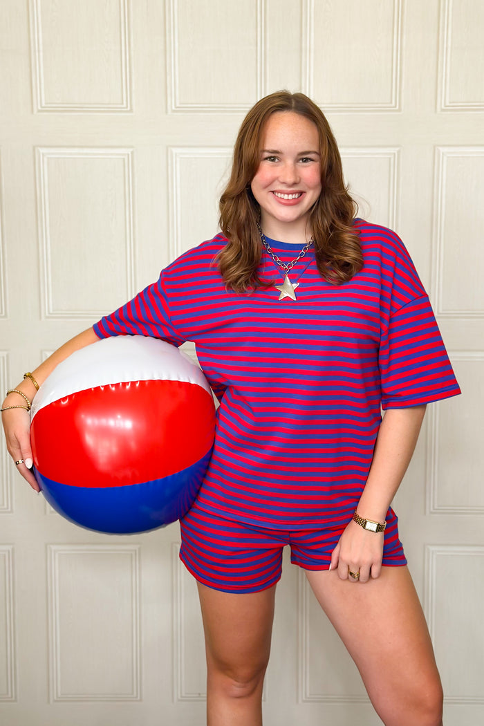 Stripes & Shore Short Set