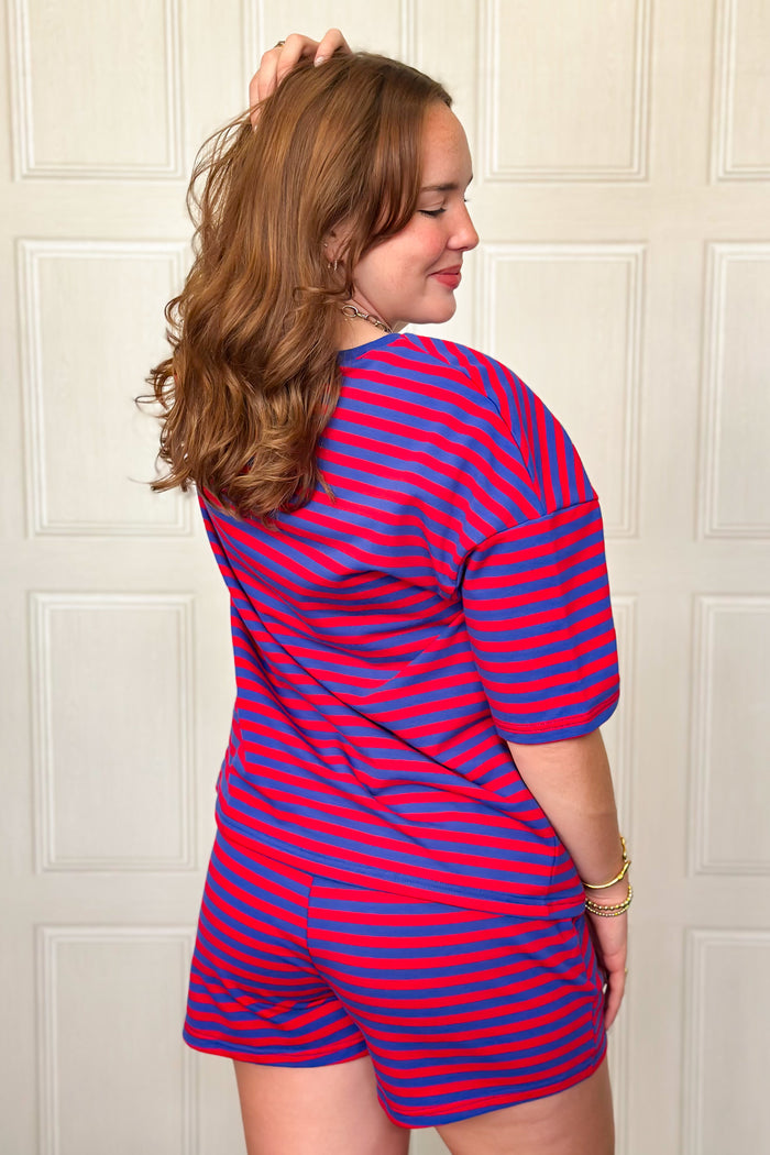 Stripes & Shore Short Set
