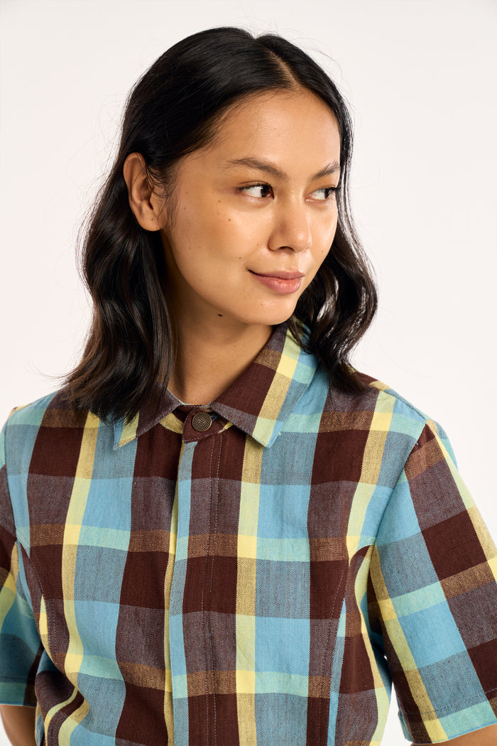 STUDIO JUMPSUIT | CEDAR CHEX