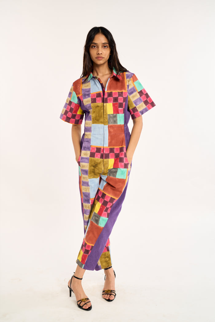 STUDIO JUMPSUIT | KENNY PRINT