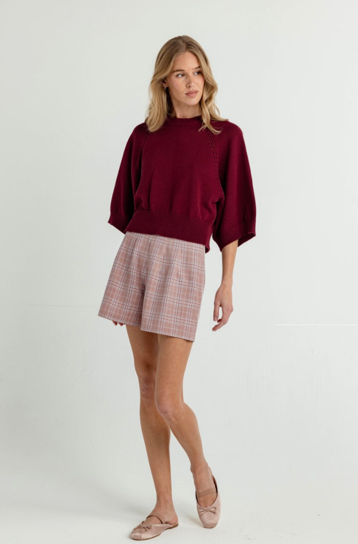 Su128 Mulberry Sweater