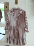 Suh19 Stripe Shirtdress