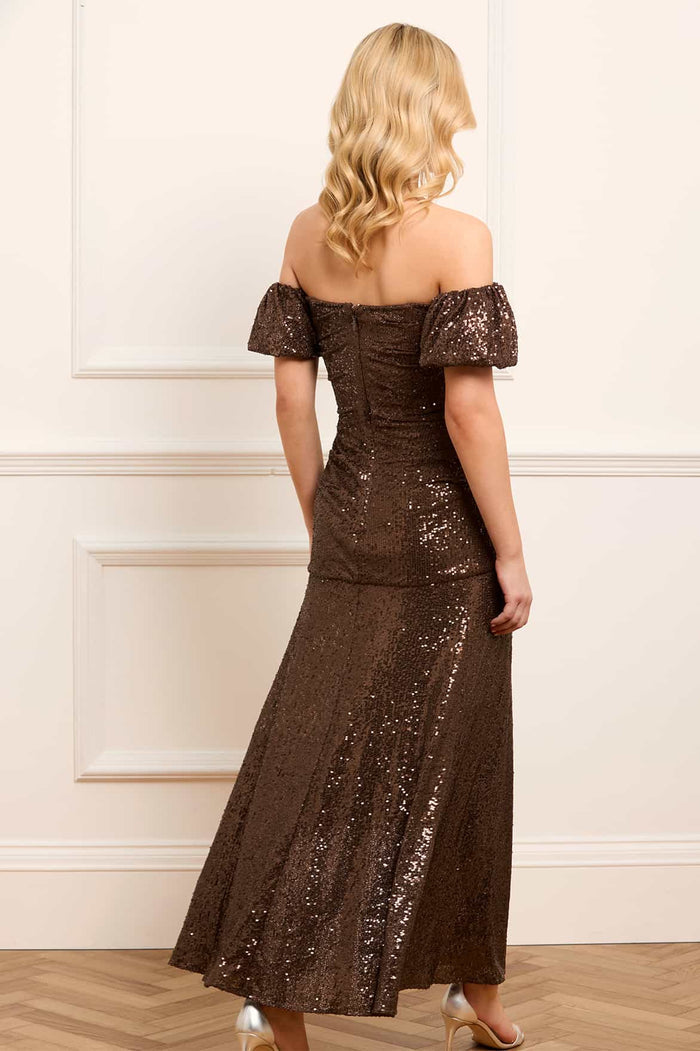 Sunbeam Valentina Off-Shoulder Gown