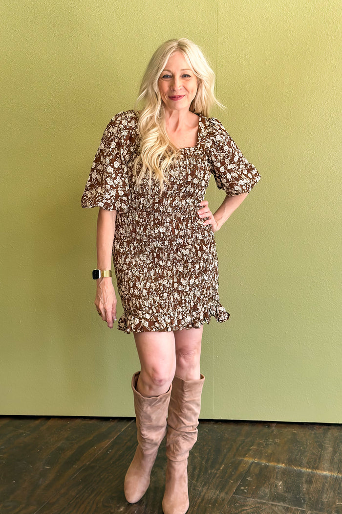Taste of Espresso Mini Dress