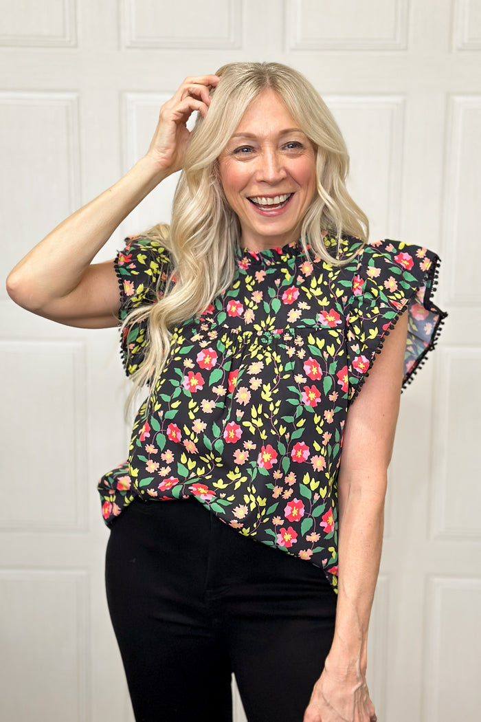 Tested & True To Florals Blouse