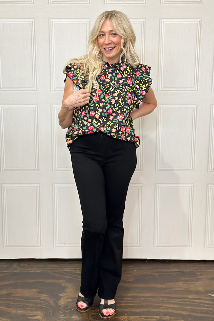 Tested & True To Florals Blouse