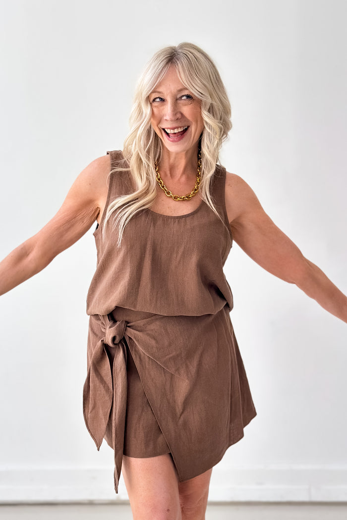 The Go-To Wrap Skort Set