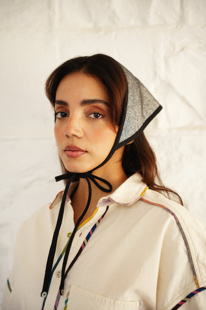 TINSEL BANDANA | SILVER
