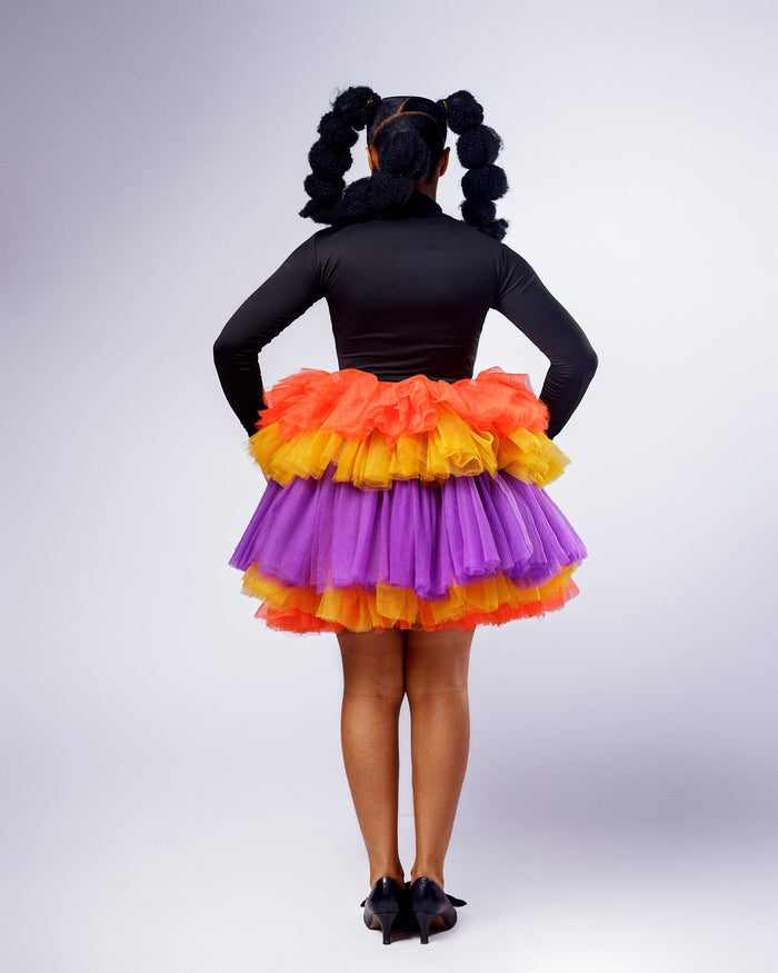 Tutu Tango Skirt - Multi-Layered Colorful Tulle Skirt - Dimaz