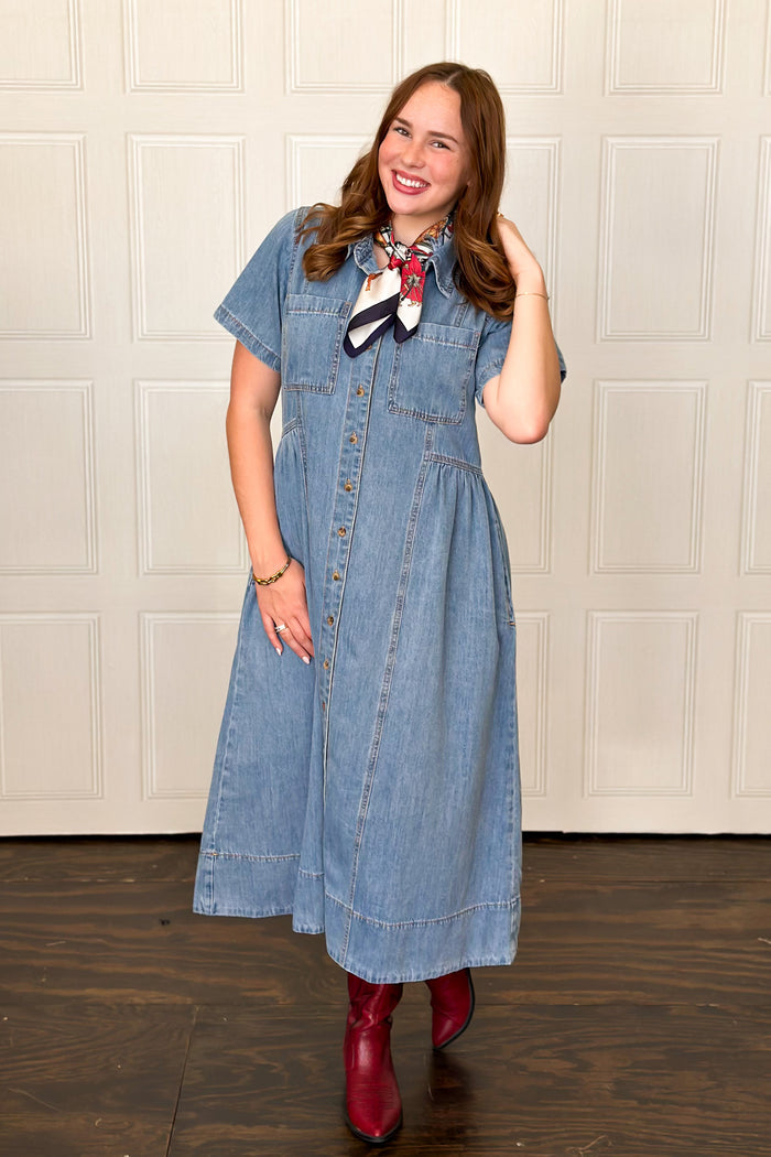 Two Hearts Together Midi Dress