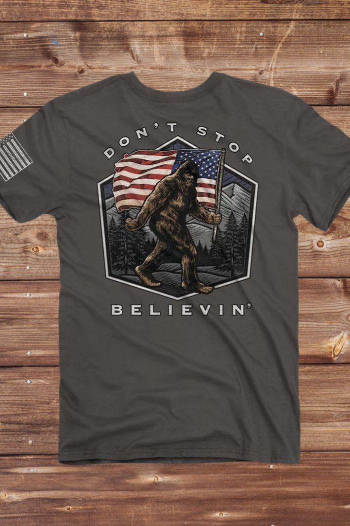 USA Bigfoot Tee-Men's Graphic Tee-Buck Wear-Gallop 'n Glitz- Women's Western Wear Boutique, Located in Grants Pass, Oregon