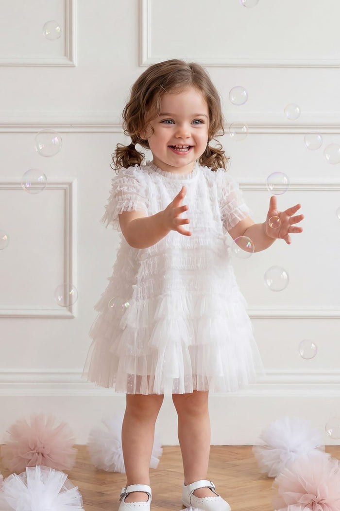 Valentine Ruffle Baby Dress