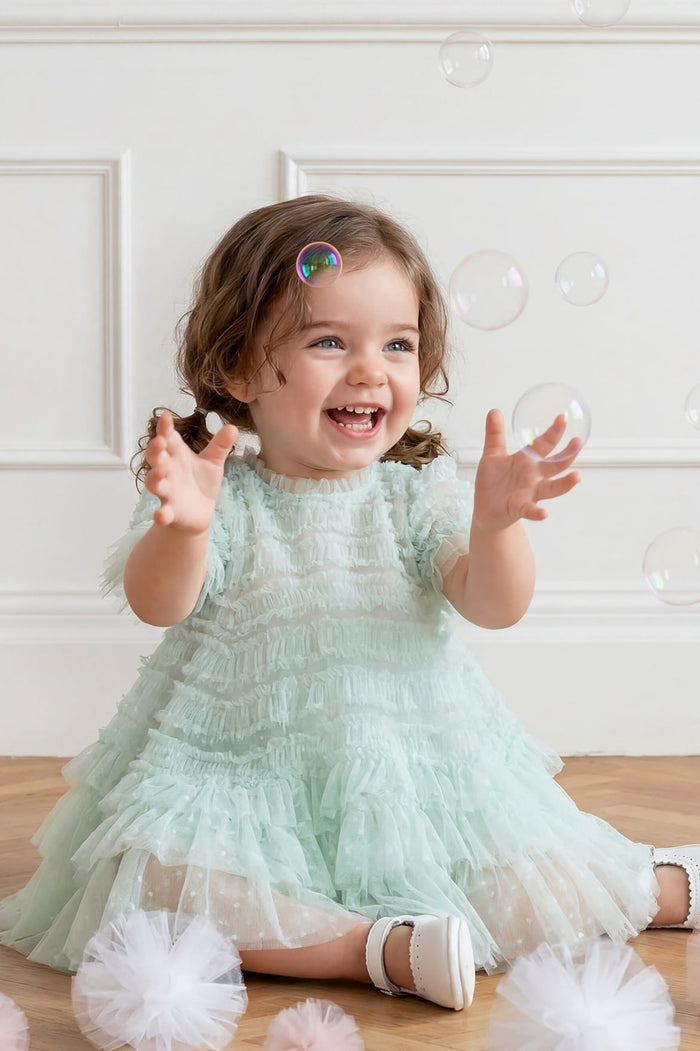 Valentine Ruffle Baby Dress