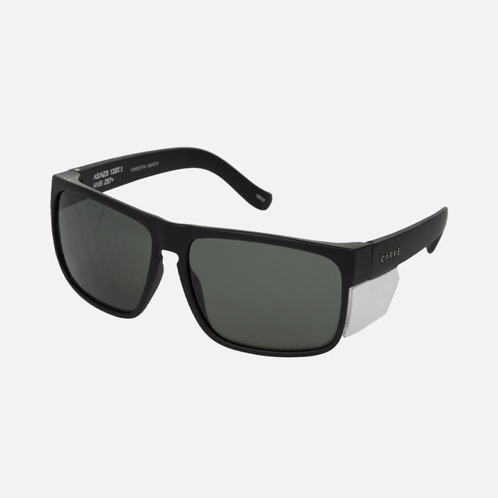 Vendetta Z87 - Safety Matte Black Frame with Gray Lens