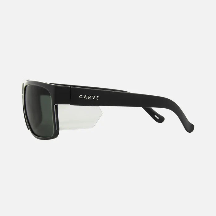Vendetta Z87 - Safety Matte Black Frame with Gray Lens