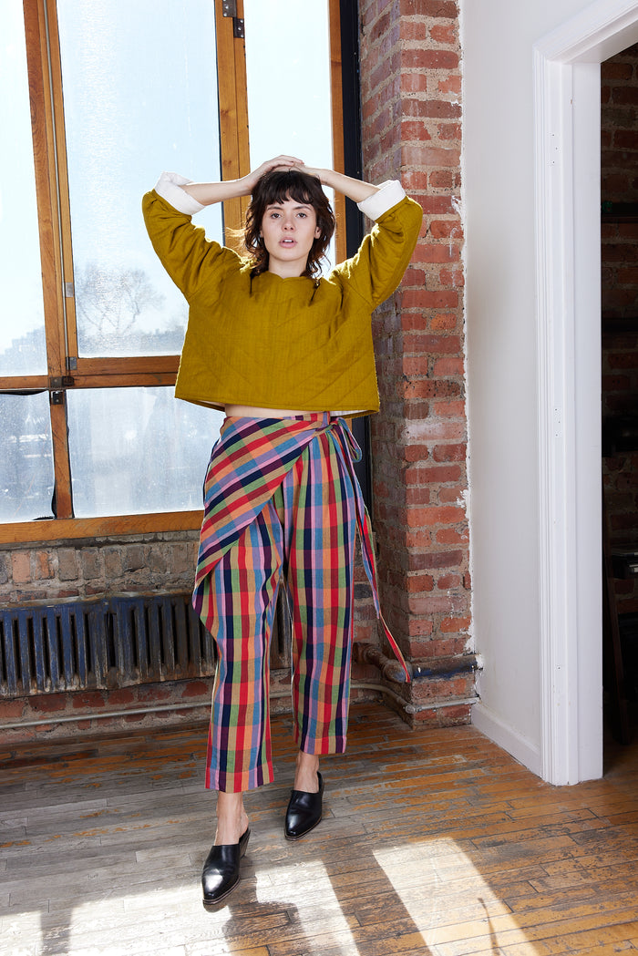 VENUS PANTS | LOVEBIRD CHEX