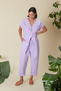 VENUS WRAP JUMPER | LILAC