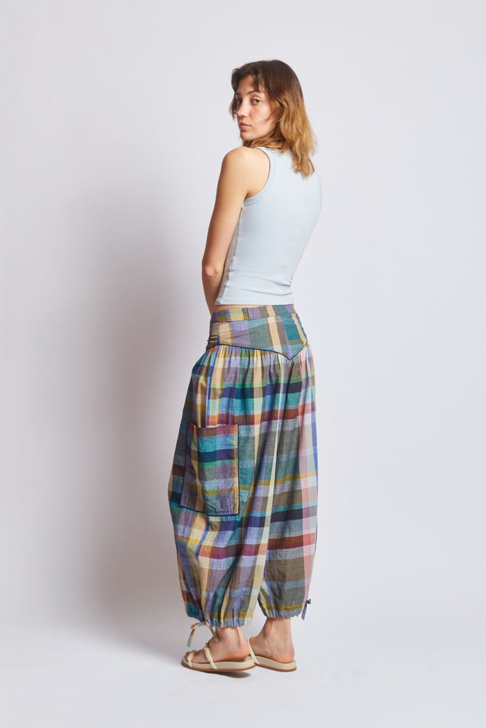 VERA PANTS | MIST CHEX