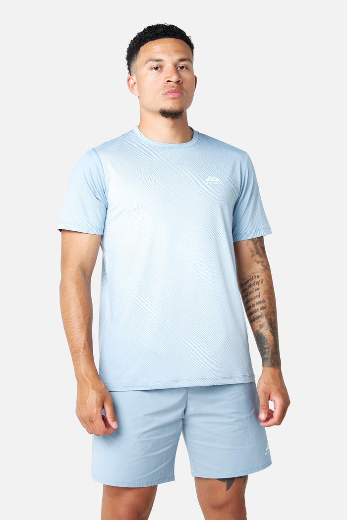 Wave Tee - Frosted Air/Skylar