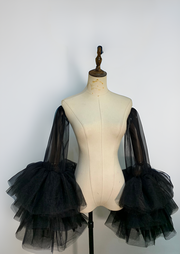Whispering Winds Sleeves - Ruffled Elastic Sleeve Accessory - Dimaz