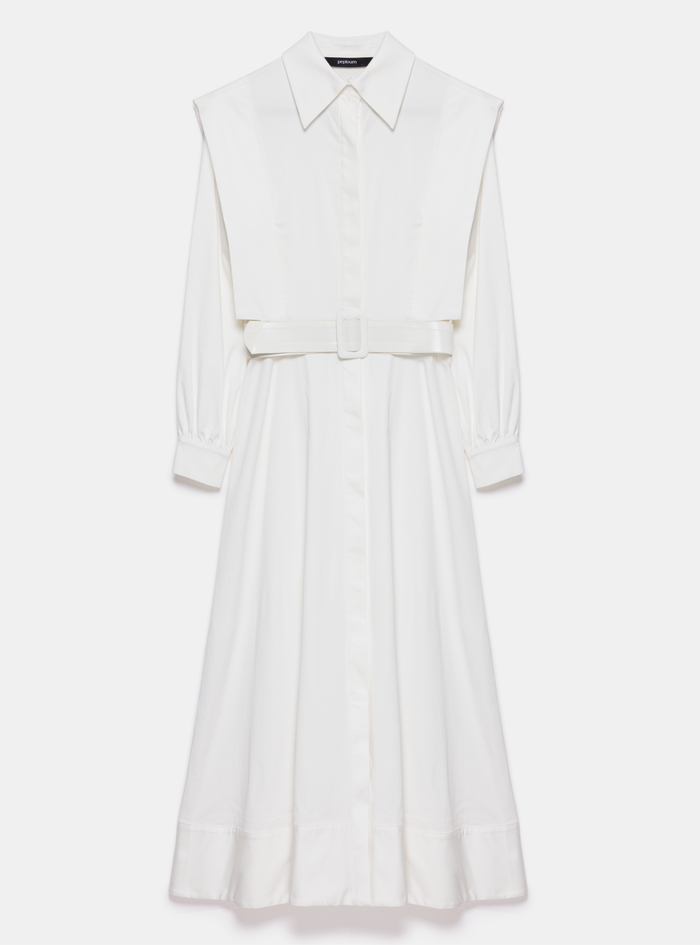 White Belted Maxi Dress - Store WF