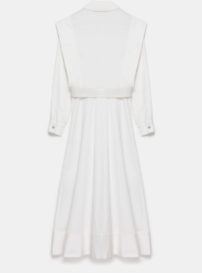 White Belted Maxi Dress - Store WF