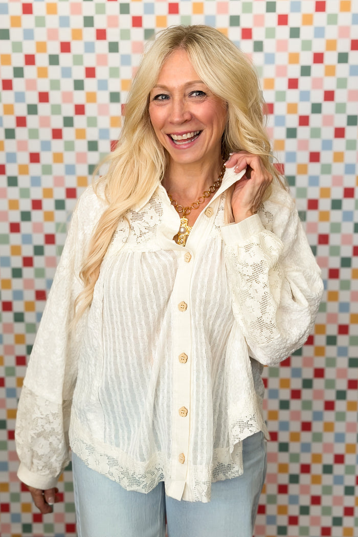 Wildflower Lace Blouse