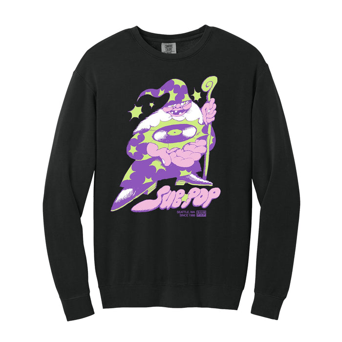Wizzy Starman Crew Sweatshirt Black