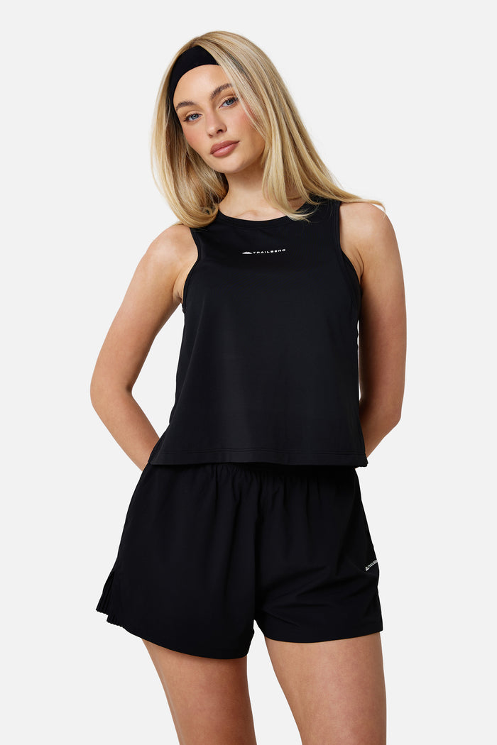Womens Andara Pleated Set - Black
